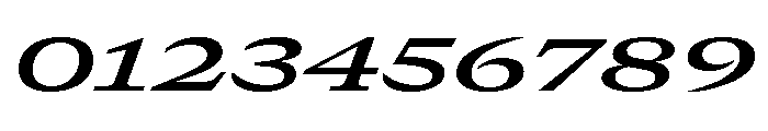 GTCanon MExpandedSemiboldItalic Font OTHER CHARS