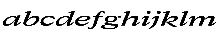 GTCanon MExpandedSemiboldItalic FONT