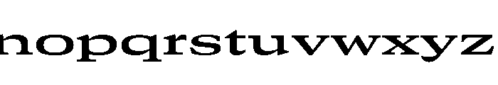 GTCanon MExpandedSemibold Font LOWERCASE
