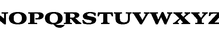 GTCanon MExtendedBlack 2 Font UPPERCASE