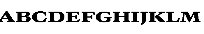 GTCanon MExtendedBlack Font UPPERCASE
