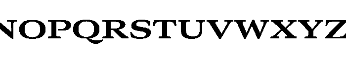 GTCanon MExtendedBold 2 Font UPPERCASE