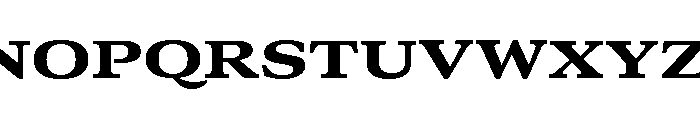 GTCanon MExtendedHeavy Font UPPERCASE