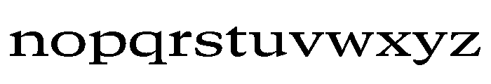 GTCanon MExtendedMedium 2 Font LOWERCASE