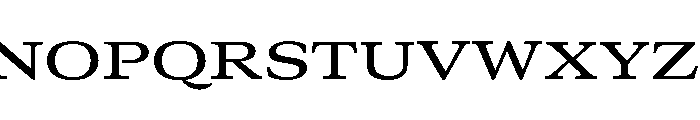 GTCanon MExtendedMedium Font UPPERCASE