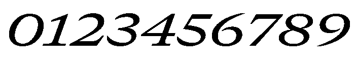 GTCanon MExtendedMediumItalic 2 Font OTHER CHARS