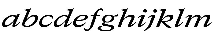 GTCanon MExtendedMediumItalic 2 FONT