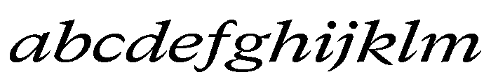 GTCanon MExtendedMediumItalic FONT