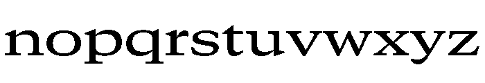 GTCanon MExtendedMedium Font LOWERCASE