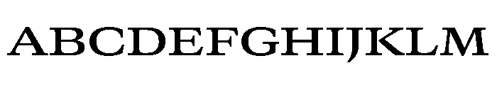 GTCanon MExtendedSemibold 2 Font UPPERCASE