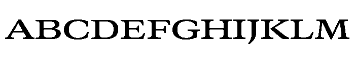 GTCanon MExtendedSemibold Font UPPERCASE