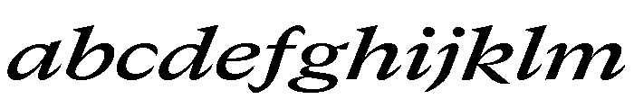 GTCanon MExtendedSemiboldItalic 2 FONT