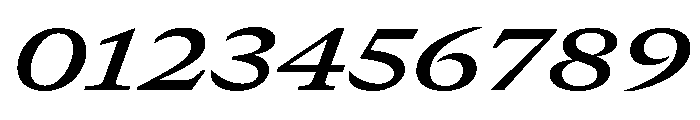 GTCanon MExtendedSemiboldItalic Font OTHER CHARS