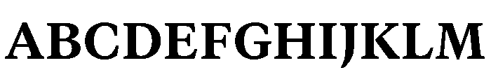 GTCanon MHeavy Font UPPERCASE