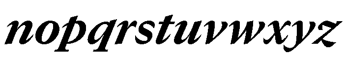 GTCanon MHeavyItalic 2 Font LOWERCASE