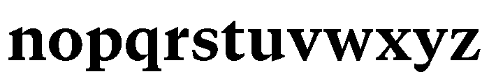 GTCanon MHeavy Font LOWERCASE