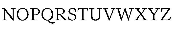 GTCanon MLight Font UPPERCASE
