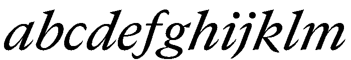 GTCanon MMediumItalic 2 FONT