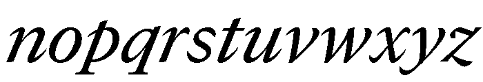 GTCanon MMediumItalic 2 Font LOWERCASE