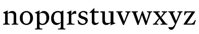 GTCanon MMedium Font LOWERCASE