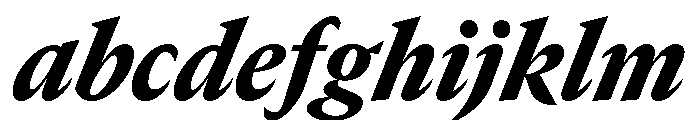 GTCanon MNarrowBlackItalic FONT