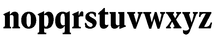 GTCanon MNarrowBlack Font LOWERCASE