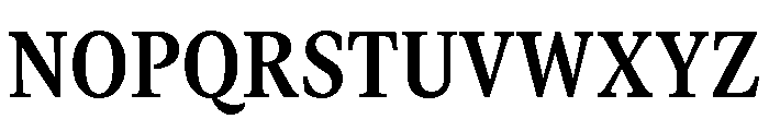 GTCanon MNarrowBold 2 Font UPPERCASE