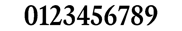 GTCanon MNarrowBold Font OTHER CHARS