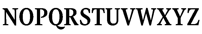 GTCanon MNarrowBold Font UPPERCASE