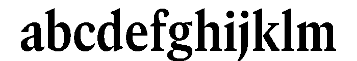 GTCanon MNarrowBold FONT