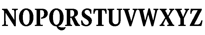 GTCanon MNarrowHeavy 2 Font UPPERCASE