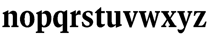 GTCanon MNarrowHeavy 2 Font LOWERCASE