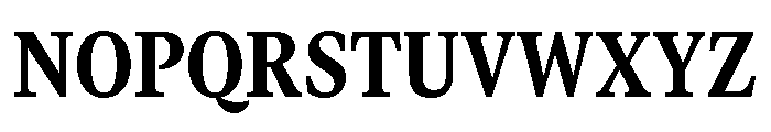 GTCanon MNarrowHeavy Font UPPERCASE