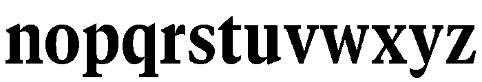 GTCanon MNarrowHeavy Font LOWERCASE