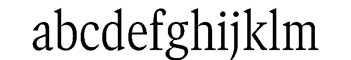 GTCanon MNarrowLight 2 FONT