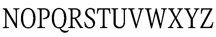 GTCanon MNarrowLight Font UPPERCASE