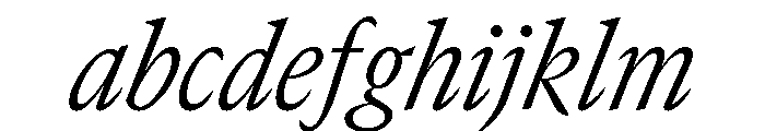 GTCanon MNarrowLightItalic FONT