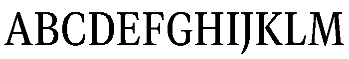 GTCanon MNarrowMedium 2 Font UPPERCASE