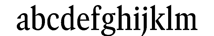 GTCanon MNarrowMedium 2 FONT