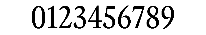 GTCanon MNarrowMedium Font OTHER CHARS
