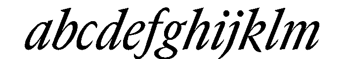 GTCanon MNarrowMediumItalic FONT