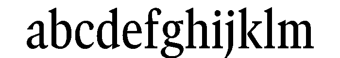 GTCanon MNarrowMedium FONT