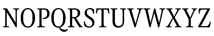 GTCanon MNarrowRegular Font UPPERCASE