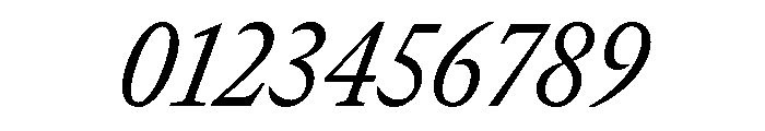 GTCanon MNarrowRegularItalic 2 Font OTHER CHARS