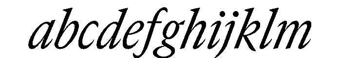 GTCanon MNarrowRegularItalic FONT