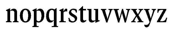 GTCanon MNarrowSemibold 2 Font LOWERCASE