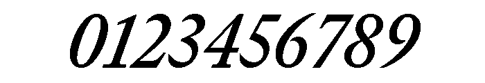 GTCanon MNarrowSemiboldItalic 2 Font OTHER CHARS