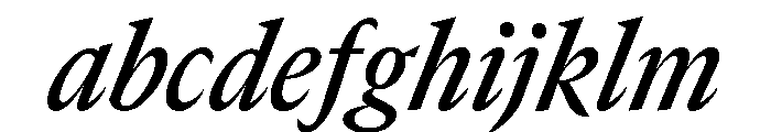 GTCanon MNarrowSemiboldItalic 2 FONT