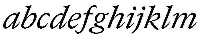 GTCanon MRegularItalic 2 FONT