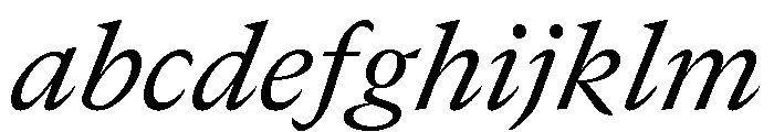 GTCanon MRegularItalic FONT